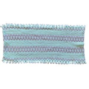 Justice Green and Gray Knit Scarf